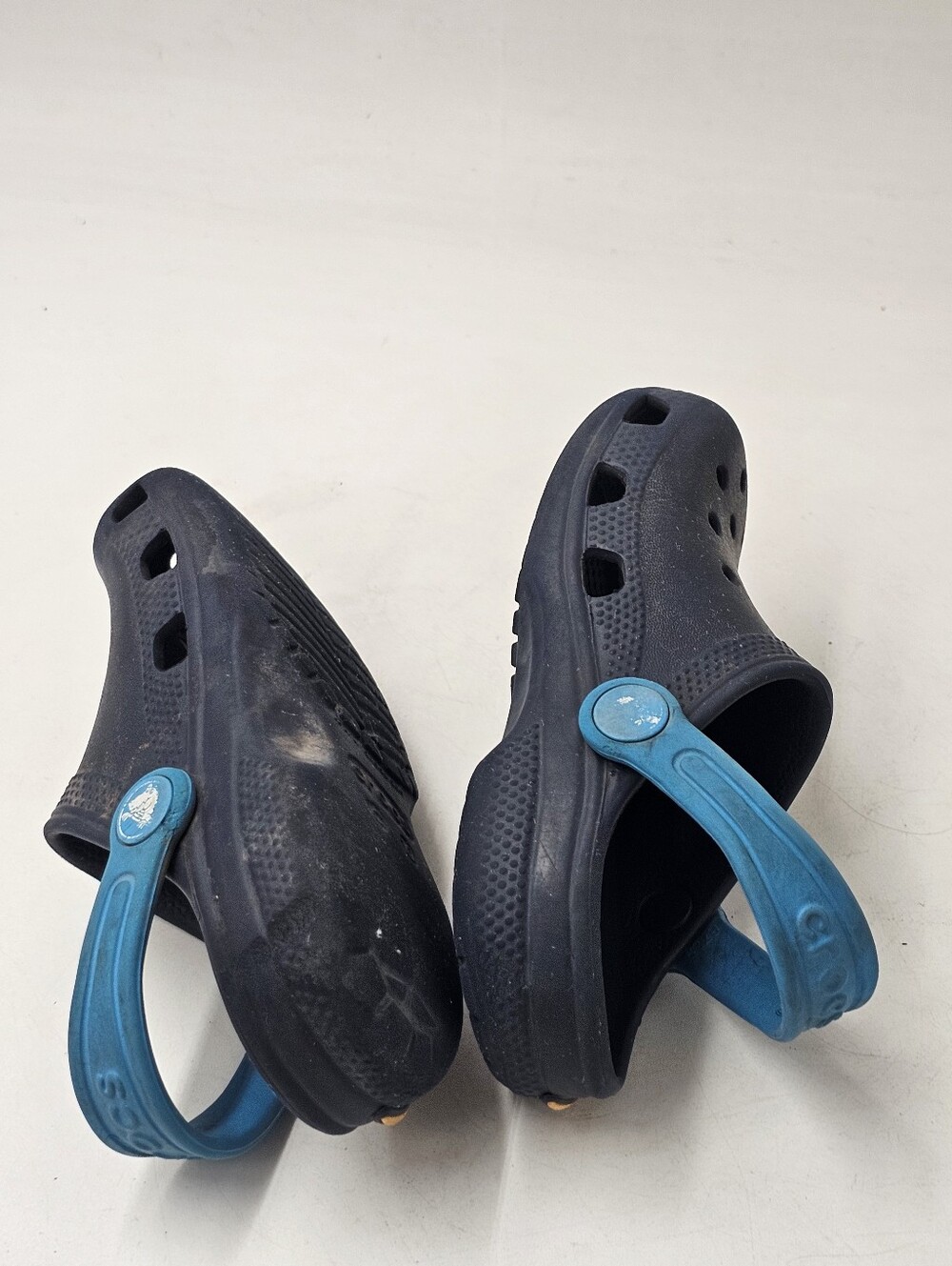 Crocs Kids Classic UFO Lights Clog Navy Blue Space Light Up Size C10 211623 - Picture 10 of 10